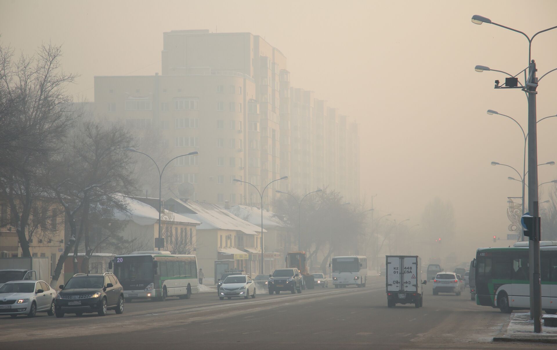 Бүгін еліміздің 11 қаласында ауа сапасы нашарлайды