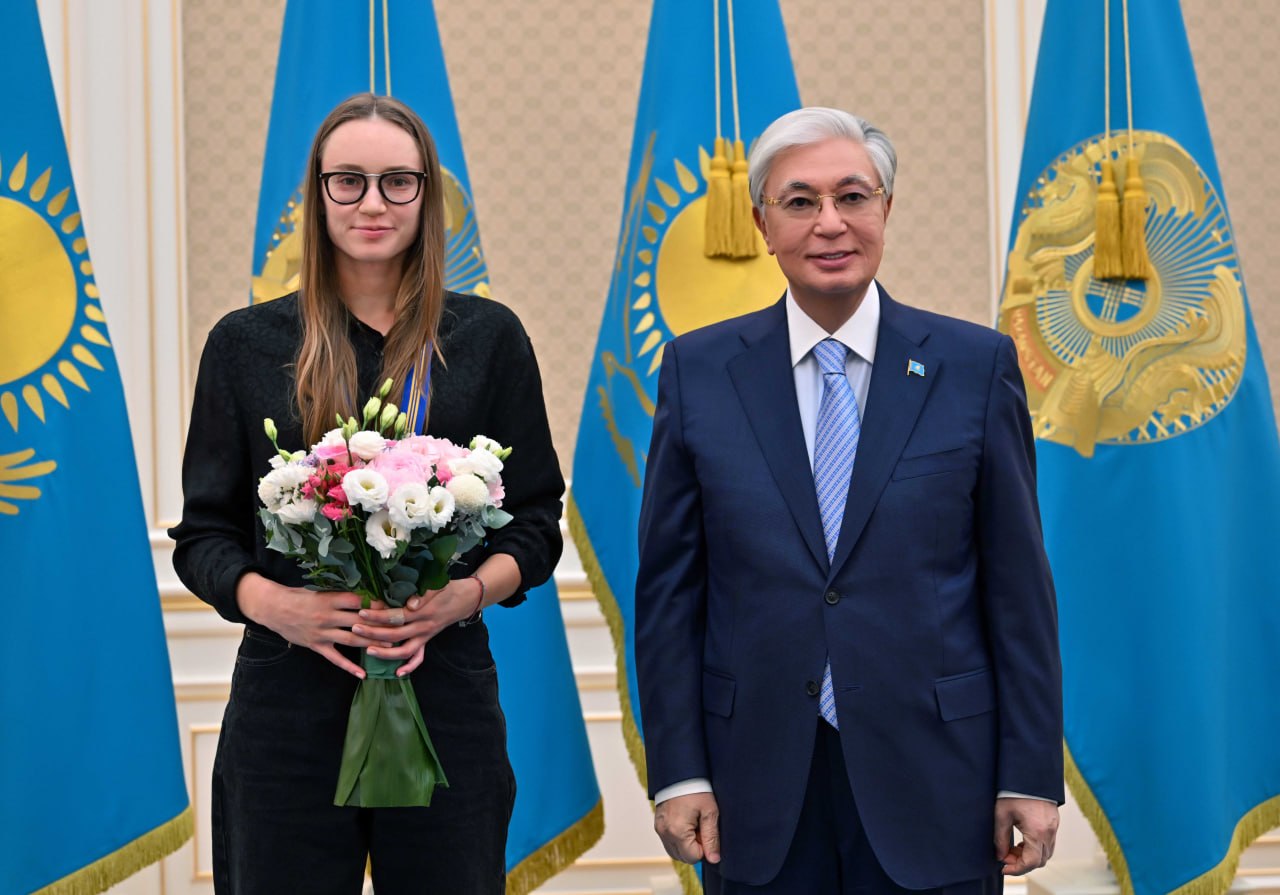 Елена Рыбакина «Барыс» орденімен марапатталды 
