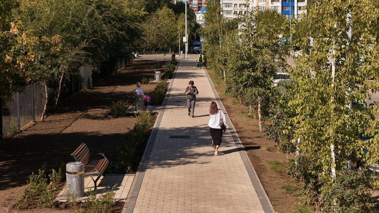 Астанада Конституция күні қарсаңында жаңа саябақ ашылды