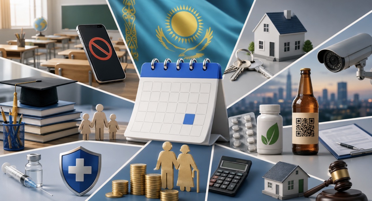 Қыркүйекте қазақстандықтарды не күтеді? Мектеп, салық, зейнетақы және ББҚ бойынша маңызды өзгерістер