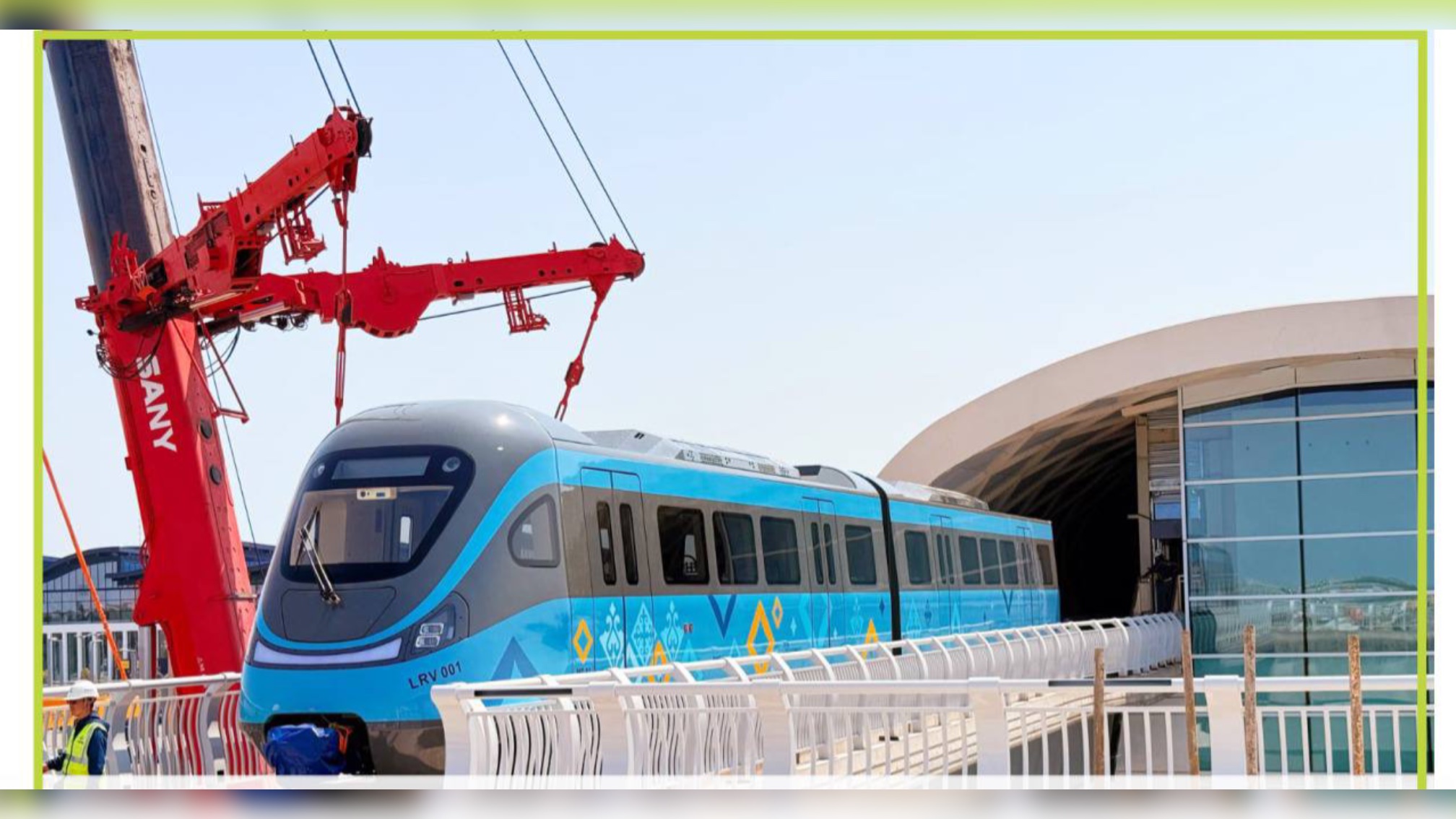 Астанада LRT пойыздары рельске қойылды