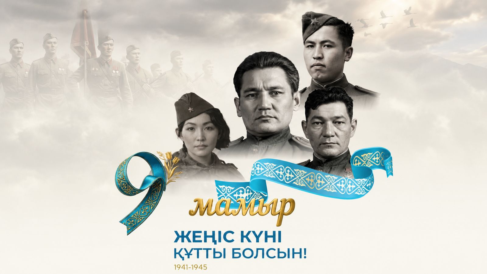 Мемлекет басшысы халықты Жеңіс күнімен құттықтады